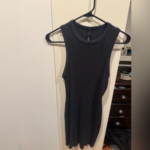 SKIMS Soft Lounge Ribbed Stretch‑Modal Mini Dress